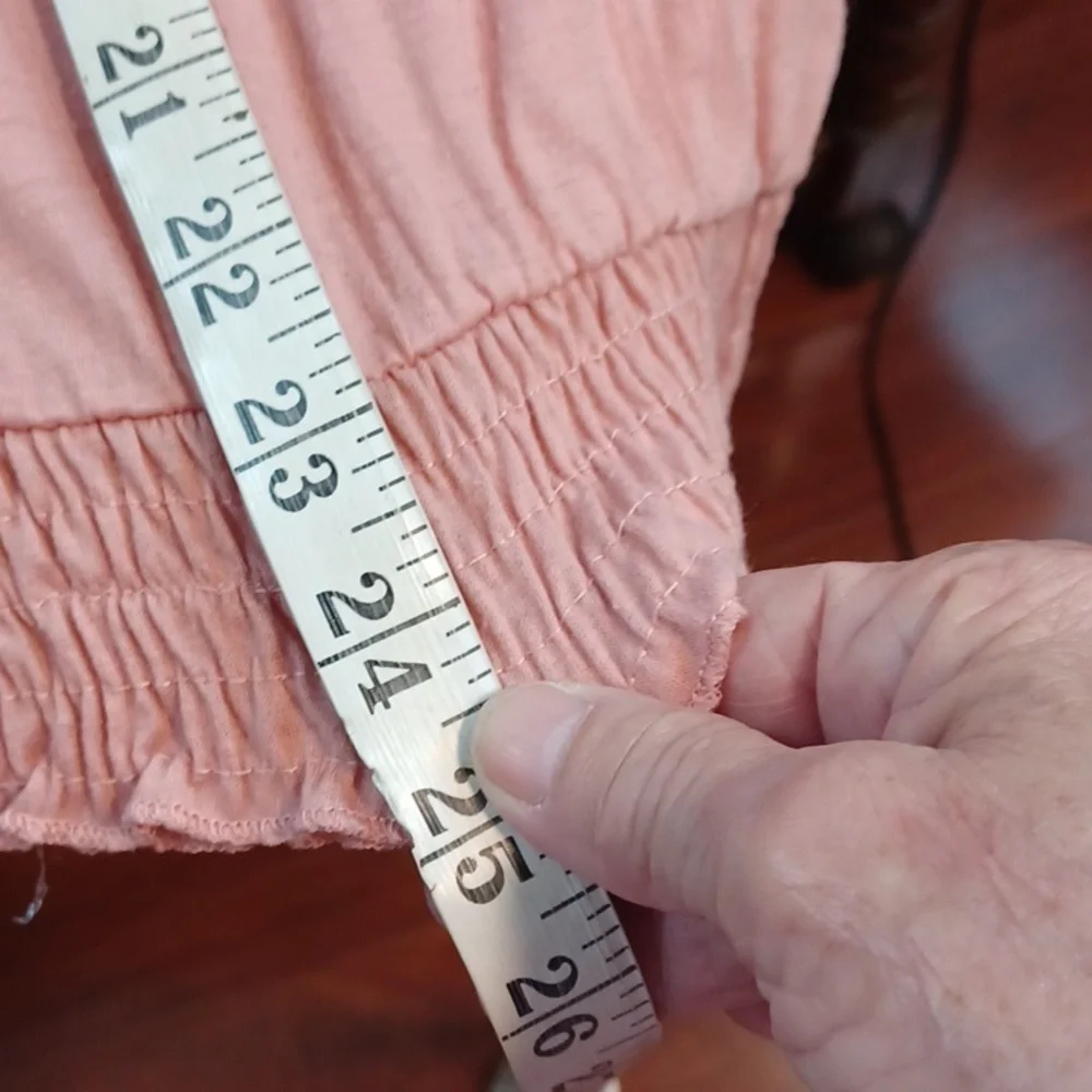 french laundry woman's chochet orange tie front crop top  xl - Picture 5 of 6